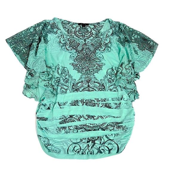 Espesso Tops - Espresso Sheer Sleeved Top